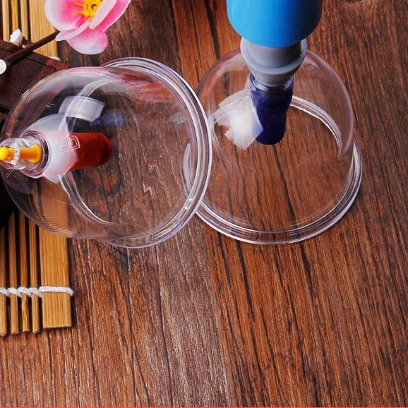 厂直加厚18罐大号家用真空拔罐器家用抽气拔火罐非玻璃气罐套装